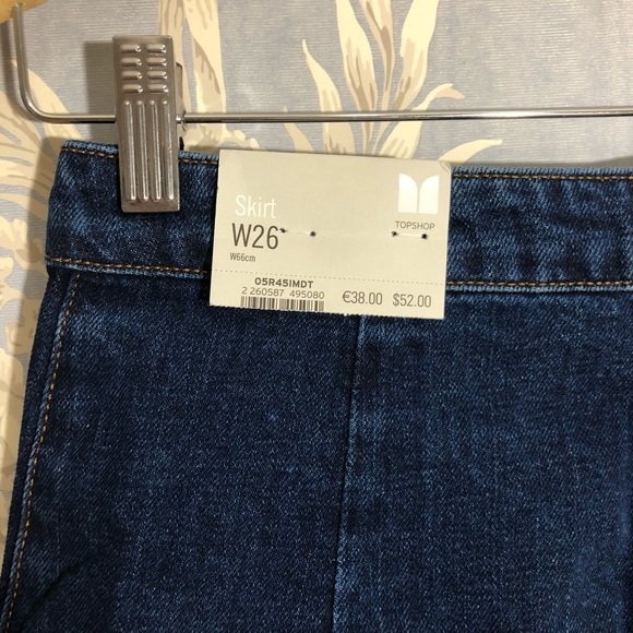 Dark Denim Blue Skirt - Picture 4 of 4